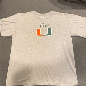 Nike University of Miami shirt